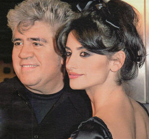 Пенелопа с режиссером Педро Альмодоваром Пенелопа с режиссером Педро Альмодоваром