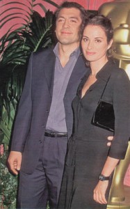 Хавьер со своей подругой Кристиной Палес Хавьер со своей подругой Кристиной Палес